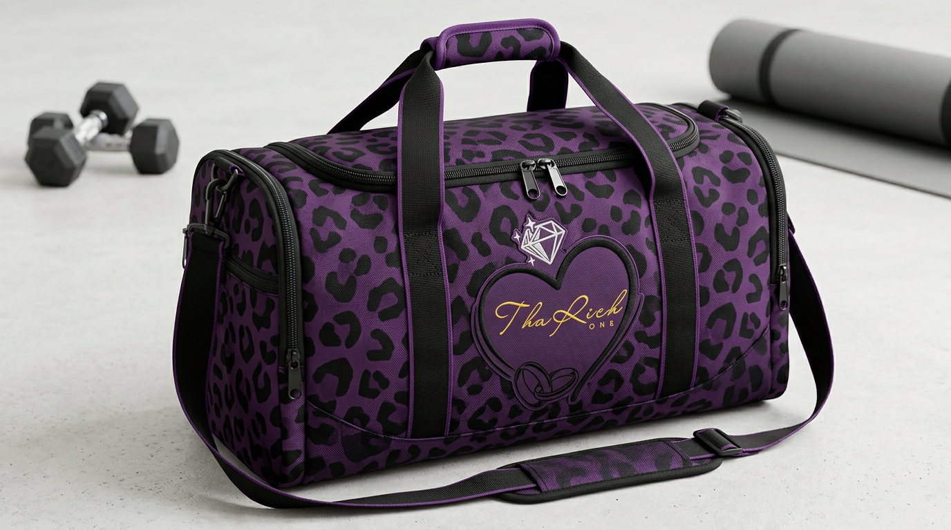 Leopard Gym Duffle Bag