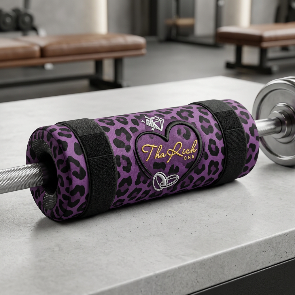 Leopard Barbell Protective Sleeve